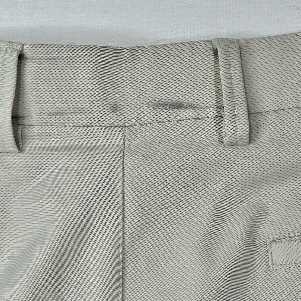 Callaway Golf Shorts Mens 40 Beige Khaki Performance Stretch Flat Front Casual - Picture 7 of 8